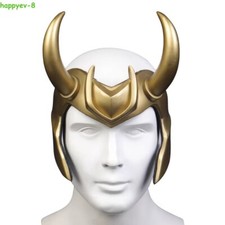 Loki Crown Horns Cosplay Headgear Mask Helmet PVC Costume Props Halloween Party