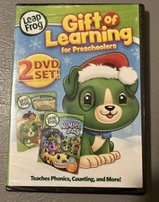 NEW Sealed Leapfrog Gift Of Learning For Preschoolers 2 DVD Set Phonics Counting