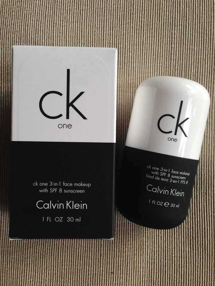 4 PACK Calvin Klein CK One 3-in-1 Face Makeup SPF 8 Foundation 1oz / New 01/16 - Image 2 of 3