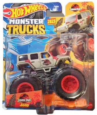 JEEP JURASSIC PARK Freestyle Wreckers Monster Trucks Hot Wheels Mattel Auto 1:64