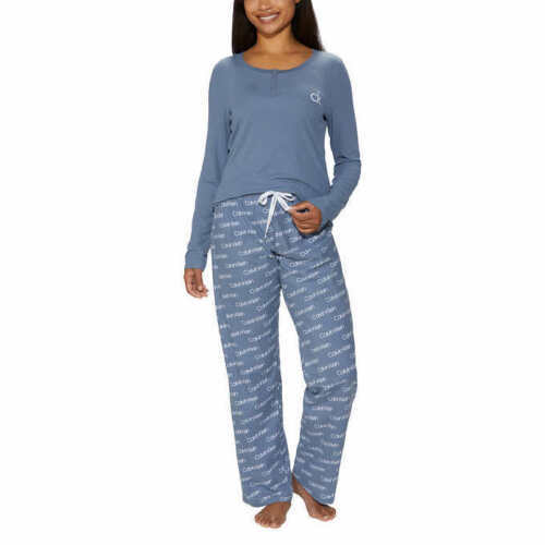 Calvin Klein Damen Fleece Pyjama Set. 2 Stück (Sortenfarben) - Bild 13 von 19