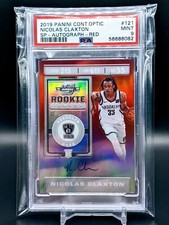 2019 Contender Optic Basketball SP Autograph Red Nicolas Claxton RC #/149 PSA 9