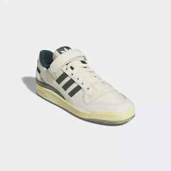 Adidas Mens Forum 84 Low AEC ‘White Green’ Oxide 2022 HR0558