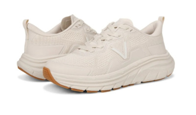 VIONIC WALK MAX LACE UP SNEAKER Women's sizes 7 ONLY (beige/blue)