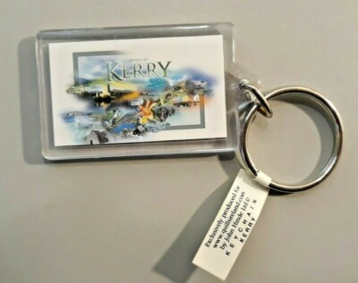 John Hinde Ltd. Images of KERRY Keychain Key Chain Ring Souvenir Ireland NEW