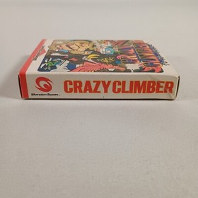 Japanese CRAZY CLIMBER Complete CIB Bandai Wonderswan Japan Import US Seller