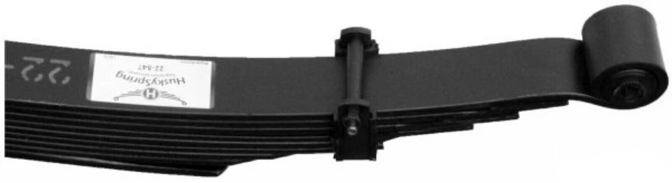 2 paquetes de 9 resortes de hoja HUSKY traseros 56" para Chevy GMC con bujes Foto 4 de 4