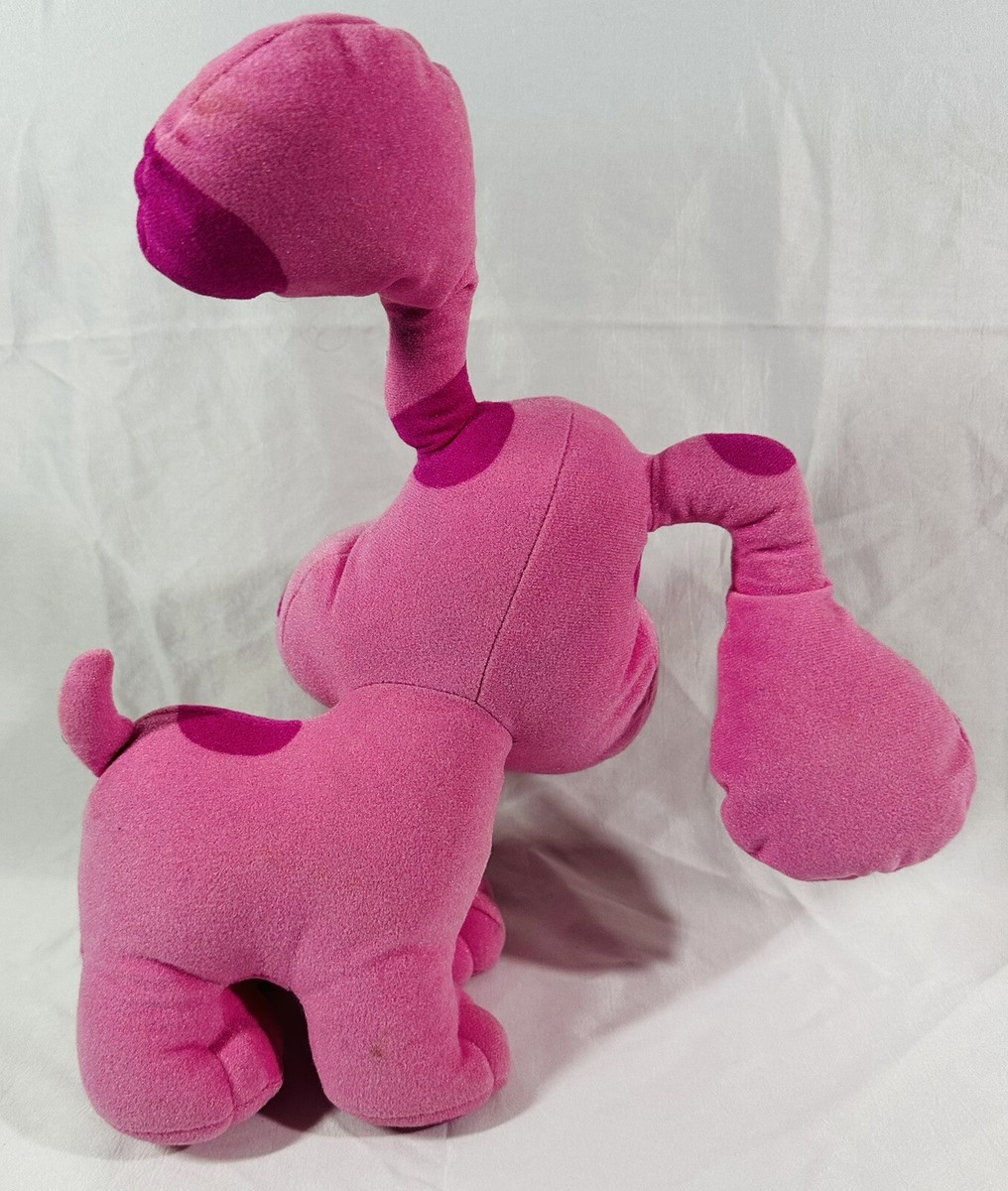 Blues Clues Magenta Talking Plush Dog Tyco Works Great 1999 12