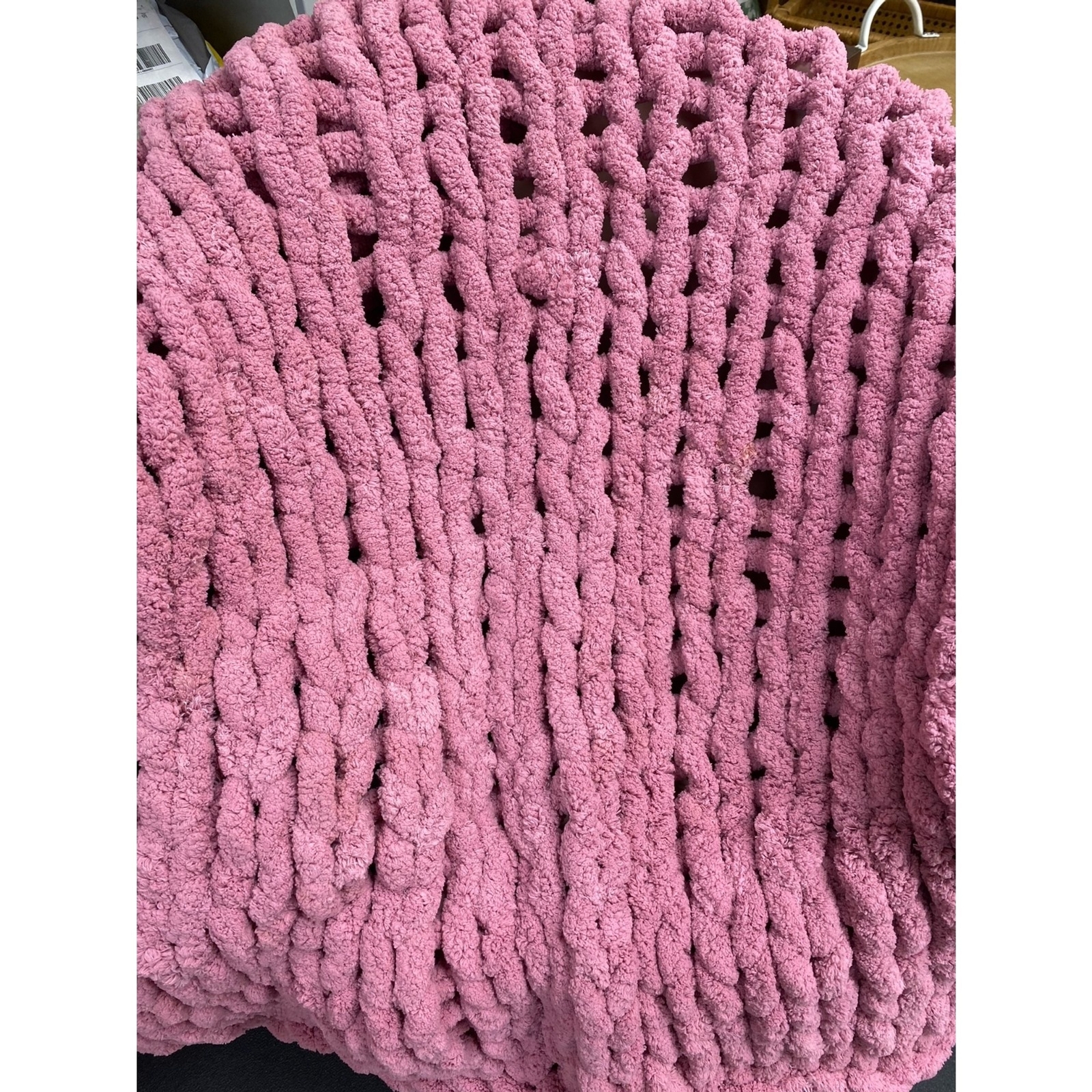 AUGUST AND LEO chenille chunky knit throw eBay