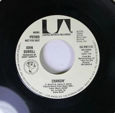 Pop Promo 45 John Durrill - Changin' / Changin' On United Artists Records