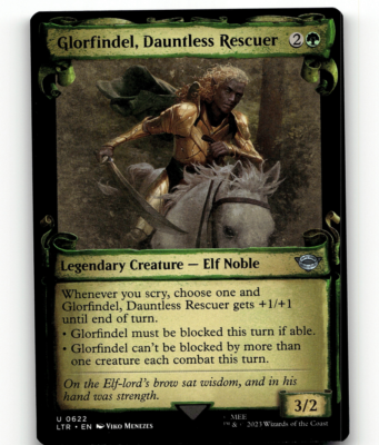 glorfindel mtg card MTG Glorfindel, Dauntless Rescuer (Showcase Scrolls) 622 The Lord of the  Rings