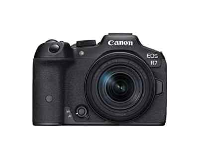 Canon EOS R7 Mirrorless Camera w/RF-S18-150mm f/3.5-6.3 is STM Lens Kit Renewed