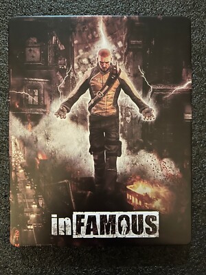 Infamous Custom-Made G2 Steelbook Case PS3 (NO GAME)