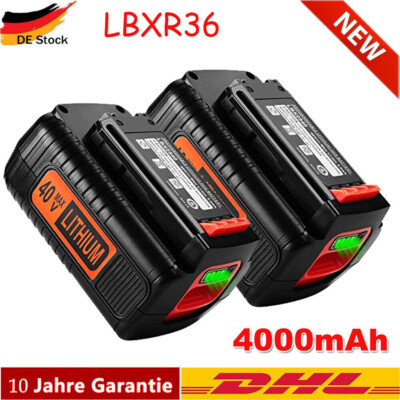 2X 4,0Ah Für Black & Decker Li-Ion 36V Akku LBXR36 LBX2040 BL20362 LHT2436 LSW36