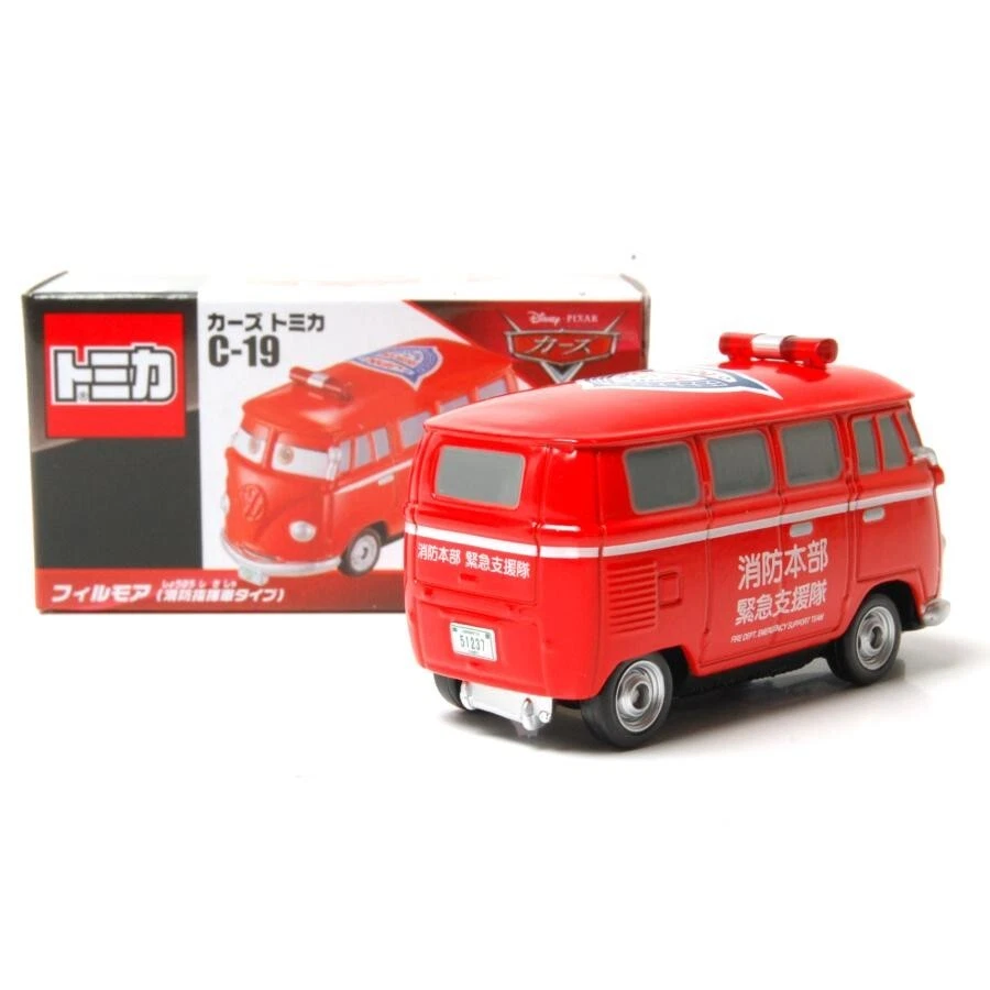 Tomica 迪士尼皮克斯汽车 Fillmore 日本消防司令部 Van 金属压铸汽车 C-19 — 第 2/4 张图片