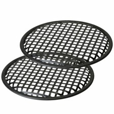 1 Pair 8 Inch SubWoofer Mid Range Metal Mesh Waffle Speaker Grills Car Audio DJ