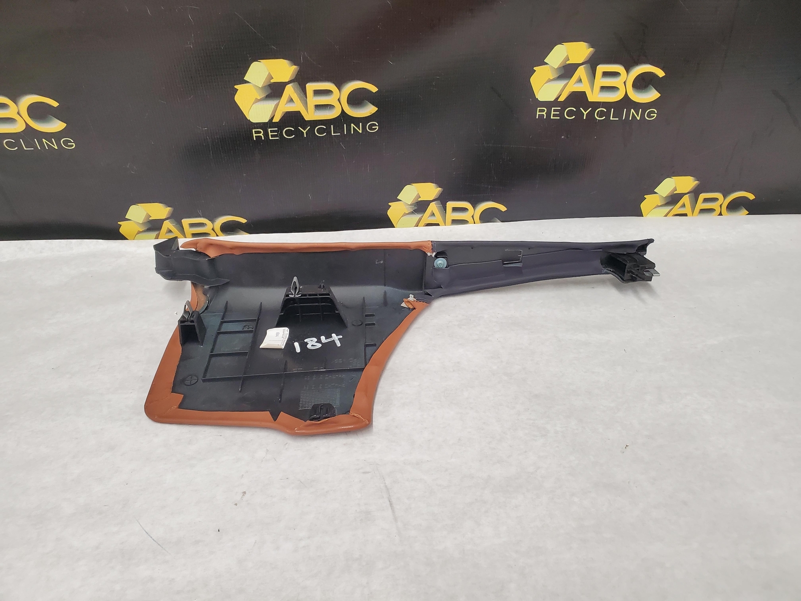 2007 Bentley Flying Spur Lower A-Pillar Trim Panel Right RH (Saddle) OEM