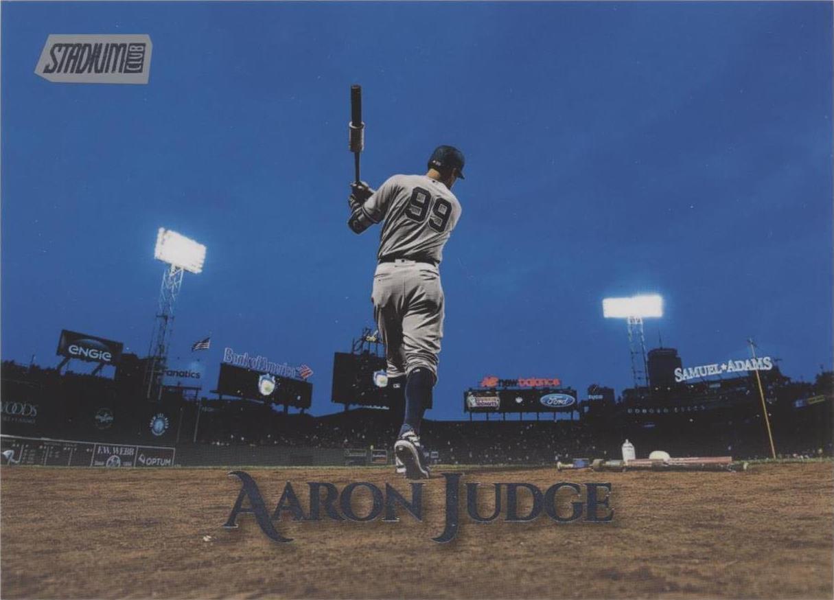 Table Topper Judge 2019 Topps Stadium Club - Oversized Base Topper Aaron Judge #OBV-AJ for ...