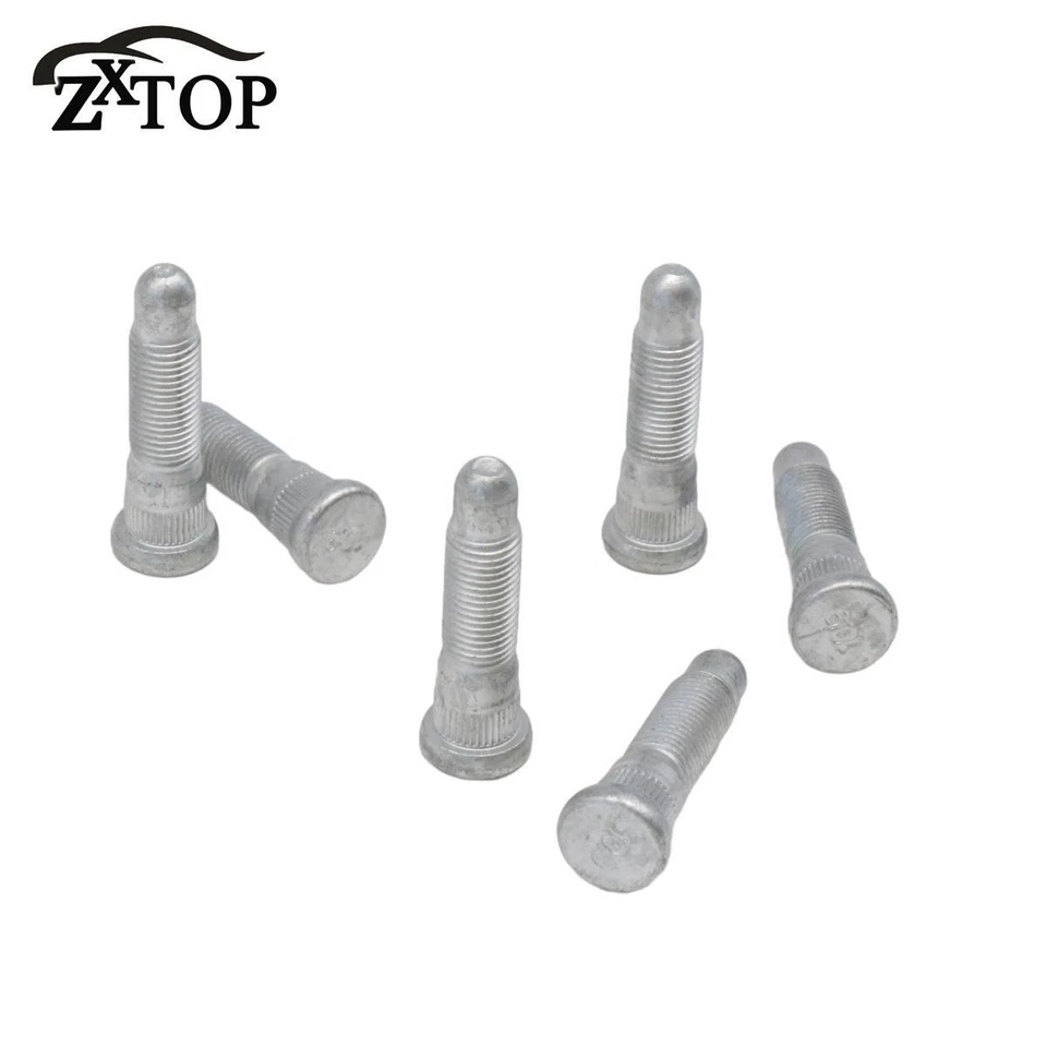 For GMC Chevy Silverado Sierra 1500 2500 3500 Cadillac Wheel Lug Stud Set of 6 Foto 2 de 4