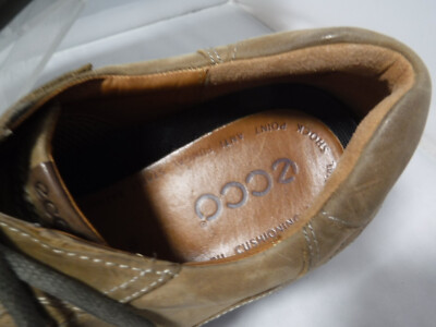ECCO Shoes Mens 46 12 Brown Shock Point Oxford Leather W/ Superfeet Inserts ECCO Shoes Mens 46 12 Brown Shock Point Oxford Leather W  main image 4