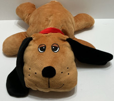 Plush Puppy Dog Stuffed Animal Large Missing Tag 17" Long x 14" Wide Pre-Owned