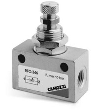 RFO 382-1/8, Inline flow control valve- bidirectional-1/8 | Camozzi