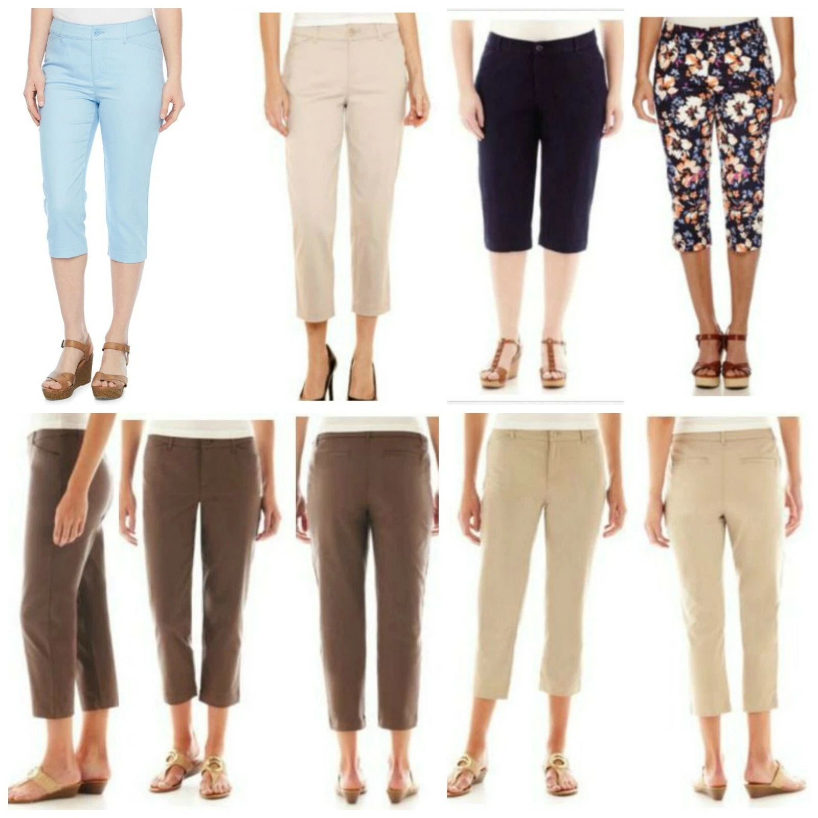 St. John's Bay Women's Pants Capri Crop Slender 16W, 22W, 24W & 26W Capris
Opens in a new window or