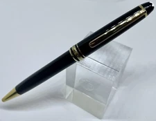 $450 MONTBLANC 164 Meisterstuck Classique Resin & Gold Ballpoint Pen- Old Style