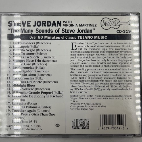 Many Sounds of Steve Jordan by Jordan, Steve (CD, 1993) - Picture 5 of 5