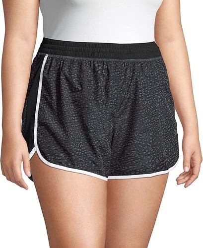 Just My Size Women's Active Plus-Size Woven Running Shorts, Moisture-Wicking Sho - Picture 3 of 4