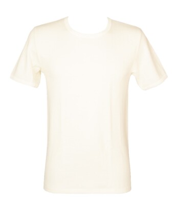 LIABEL Herrenhemd Halbarm aus Wolle und Baumwolle, Unterwäsche