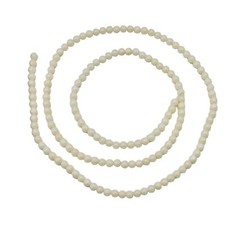 Natural Creamy White Coral Bead Strand  2.25mm to 3mm  155 Beads 