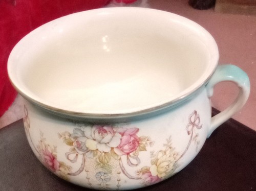 Set Of 2 Large Vintage Devon Ware "England" Chamber Pots Measures 28" Around - Picture 4 of 20