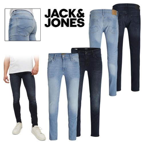Jack & Jones Mens Jeans Stretch Tight Leg Skinny Fit Multipack Pants Pack Of 2 eBay