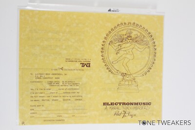 EML Electrocomp Electronmusic Manual for Composers Book Ad VINTAGE SYNTH DEALER