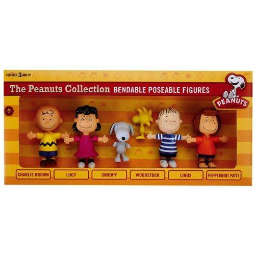 ヴィンテージ　THE PEANUTS 人形　ソフビ　4体セット Peanuts - Bendable Poseable Figures Boxed Set | eBay