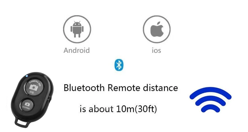 Mini Tripod -  Flexible Octopus Mount with Wireless Bluetooth Remote - Image 4 of 4