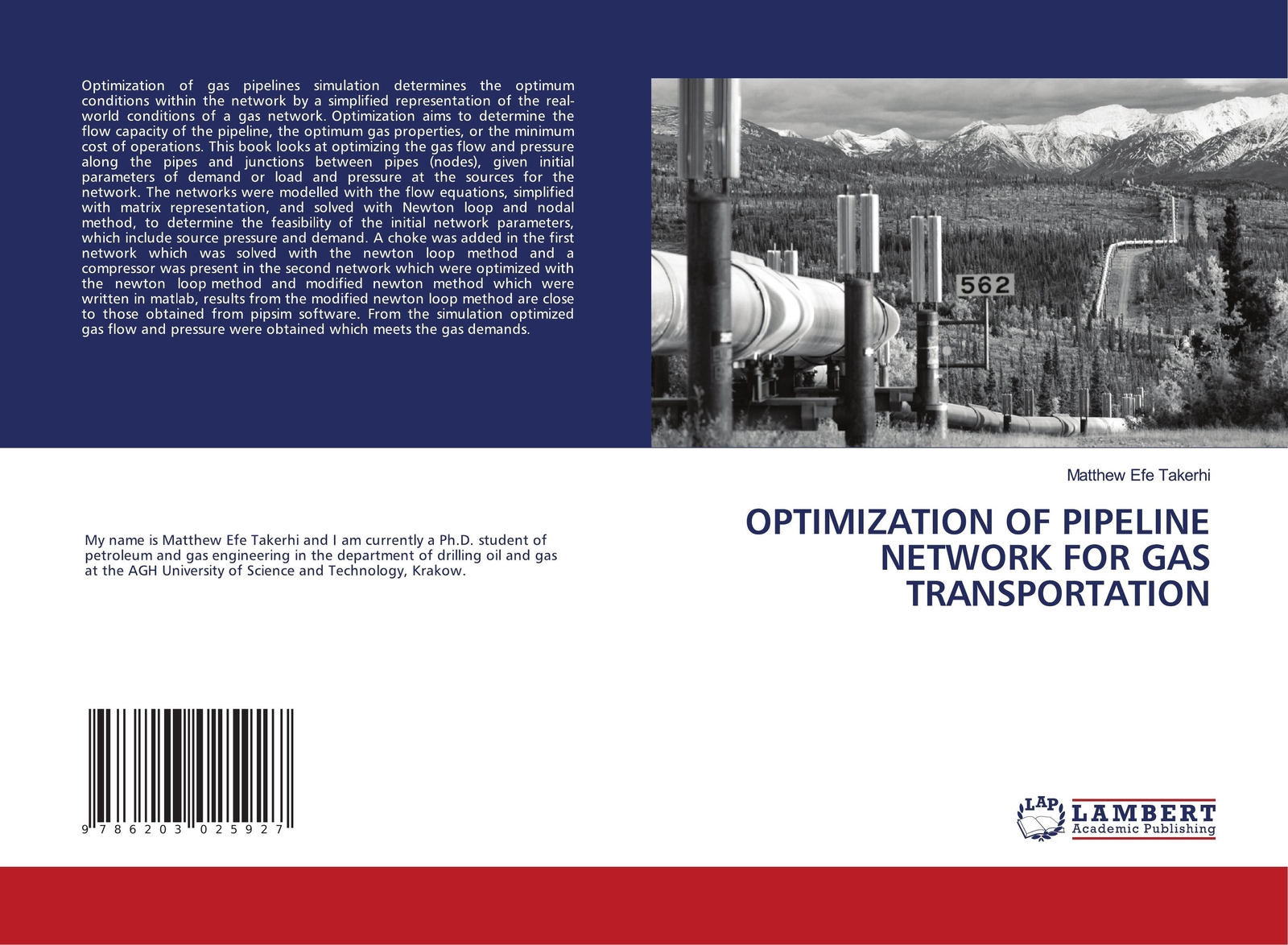 Optimization Of Pipeline Network For Gas Transportation | Matthew Efe