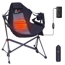 Heated Camping Chair, Heated Hammock Chair, Outdoor Heated Chair, Swing Chair