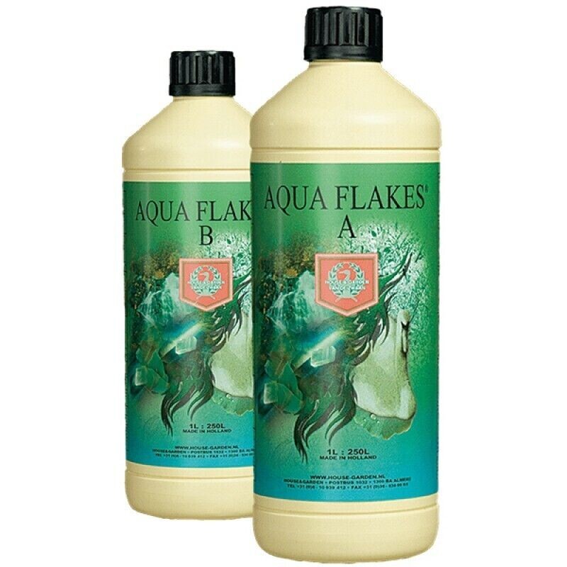 House & Garden Aqua Flakes 1L 1 Litres Plant Nutrient Hydroponics