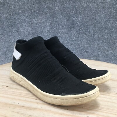 Adidas Shoes Womens 7.5 Stan Smith Shock Primeknit Mid Sneakers BY9251  Black | eBay