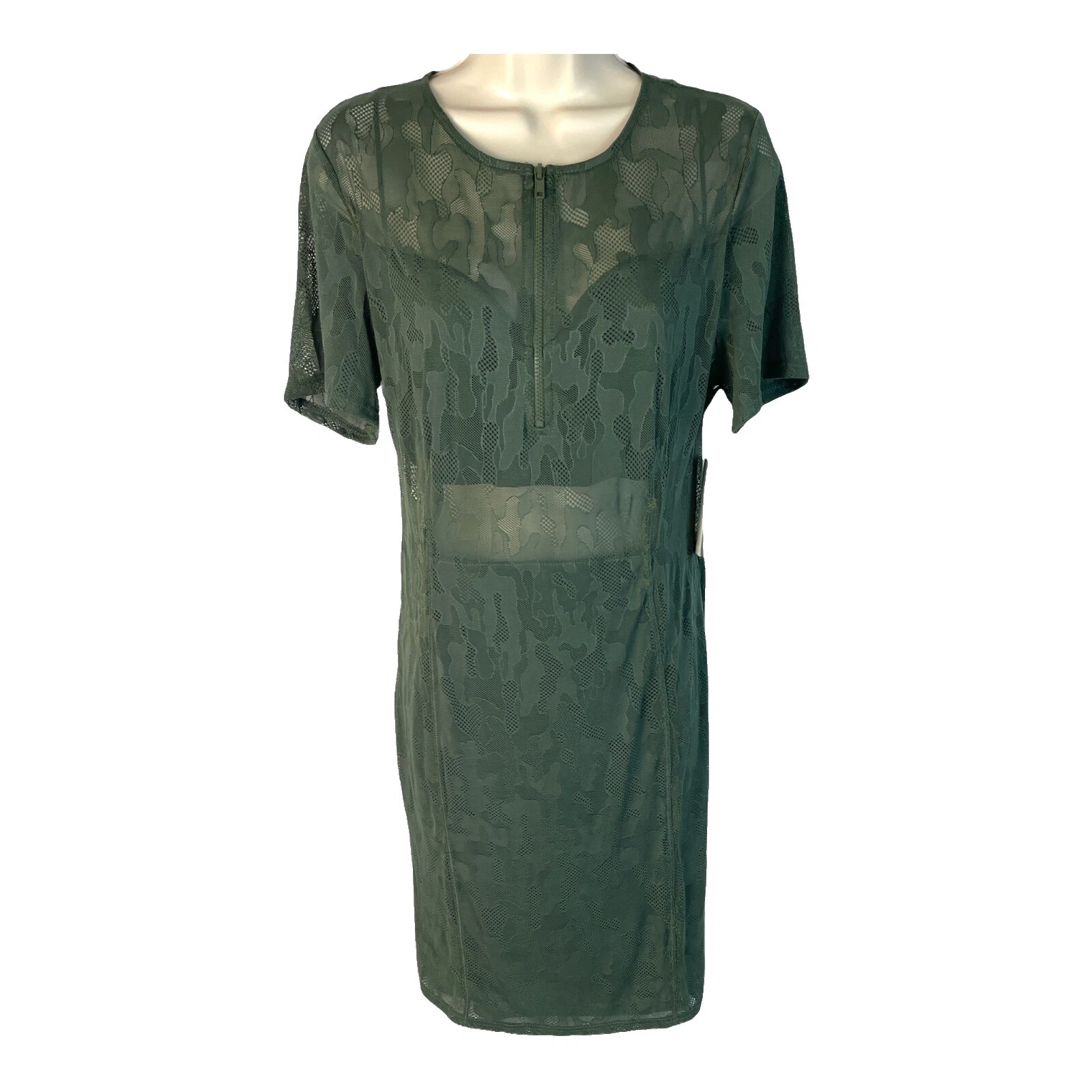 GUESS 迷彩休闲女士连衣裙