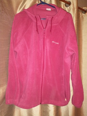 hot pink columbia fleece