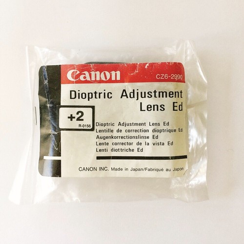 Canon +2.0 Dioptric Adjustment Eyepiece Lens Ed for EOS 3, 5, 33, 30, 50e,55 - Picture 7 of 9