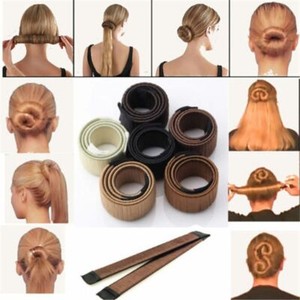 Styling Hair Bun Mesh Maker Donut Bands Former Foam French Magic