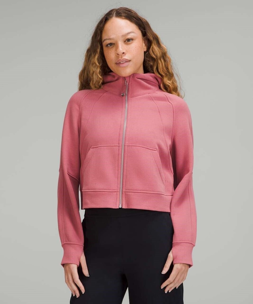 NWT Lululemon Scuba Oversized Full Zip Hoodie SZ M/L Brier Rose
