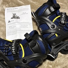 Skates Schwinn in line ABEC 5 Adjustable  Black/Blue Size 1-4 MPN SC-BIB-S