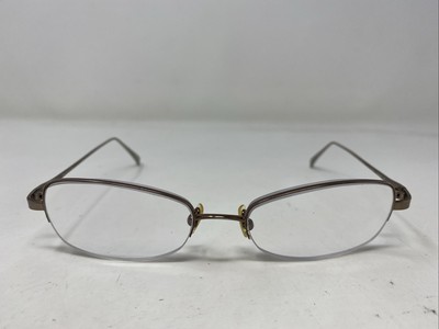 Vera Wang Luxe Sheen PC 53-16-135 Brown Metal Half Eyeglasses Frame !L41