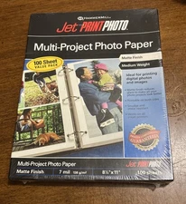 Hammermill Multi- Project Matte Finish Photo Paper 7 Mil 100 Sheets, 8.5 x 11