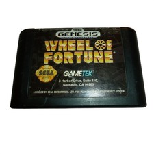 Wheel of Fortune Sega Genesis 16-Bit Video Game Cartridge GameTek 1992 Vintage